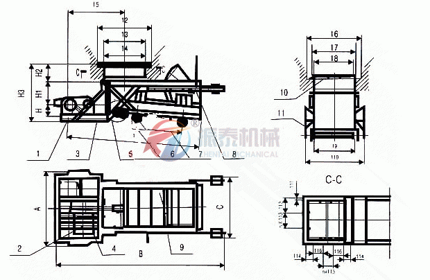 往復(fù)式給料機